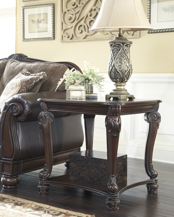 Norcastle Square End  Table